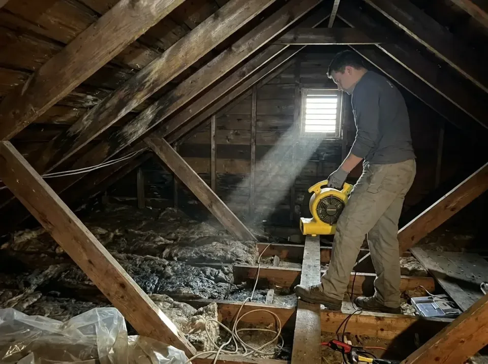 attic-water-damage-drying-proc-007 — frequently asked questions, Emergency Water Extraction & 24/7 Flood Response in Harbor…